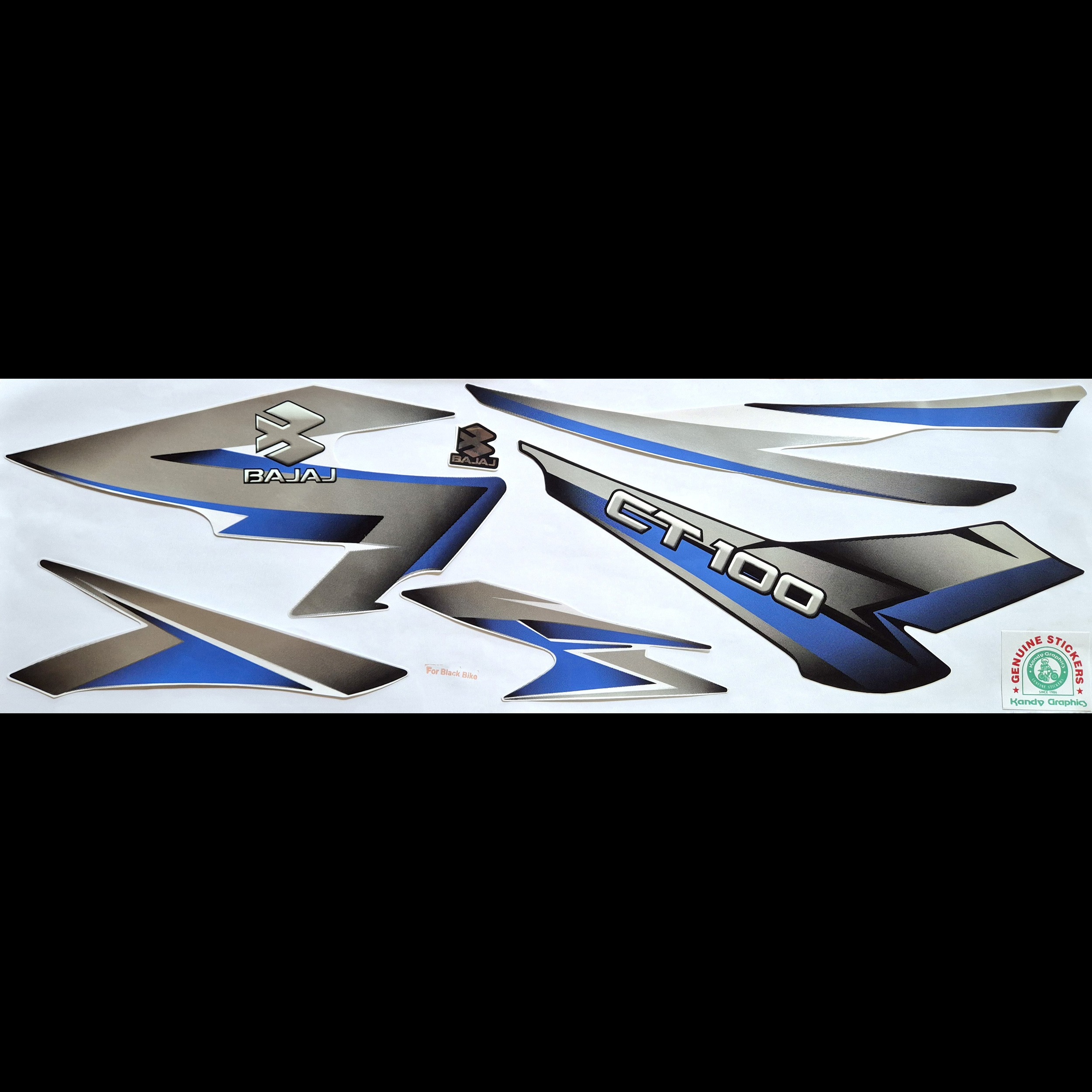 Bajaj CT100 — CT 100 sticker