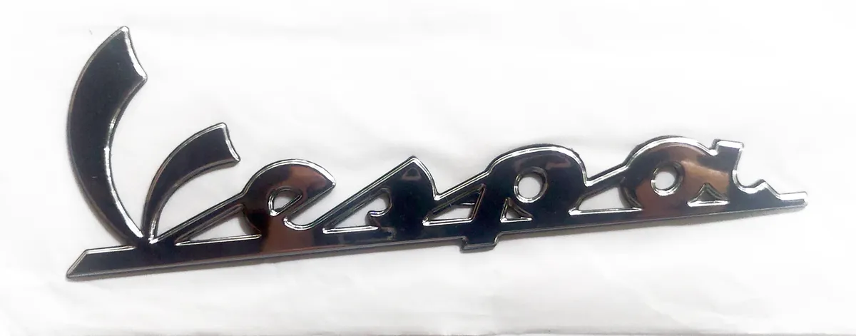 Vespa Script Badge — OTHER BADGES sticker, Sri Lanka