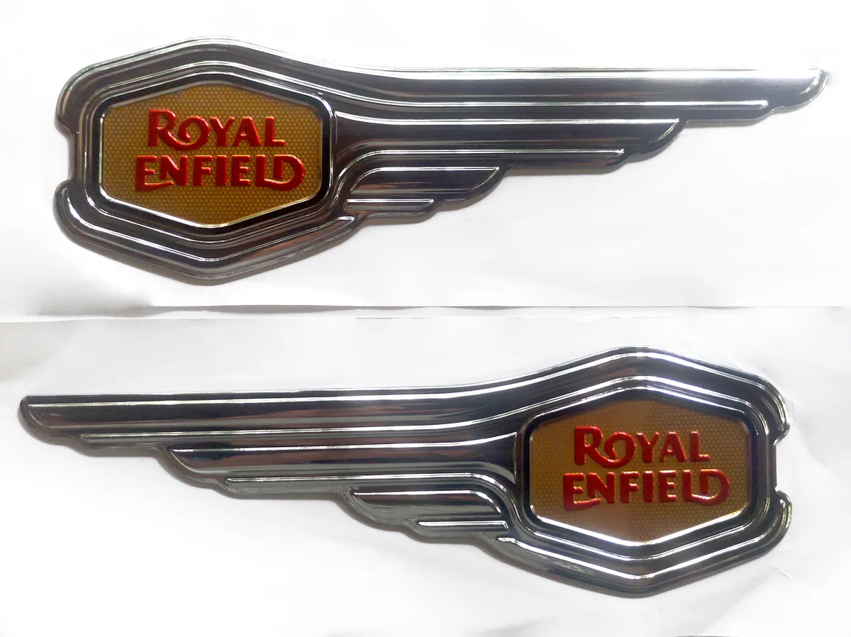 Royal Enfield Winged Badge — ROYAL ENFIELD BADGES sticker, Sri Lanka