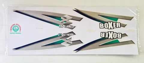Bajaj Boxer CT (For Silver Bike) — BOXER sticker Sri Lanka