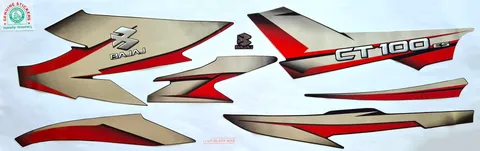 Bajaj CT 100 ES (2018) — CT 100 sticker Sri Lanka