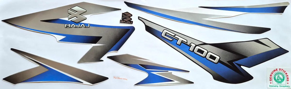 Bajaj CT 100 (2015) — CT 100 sticker, Sri Lanka
