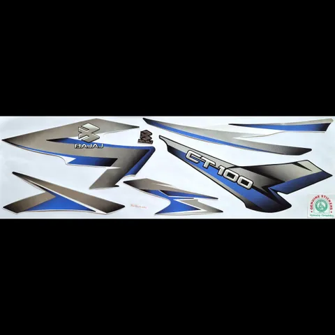 Bajaj CT100 — CT 100 sticker
