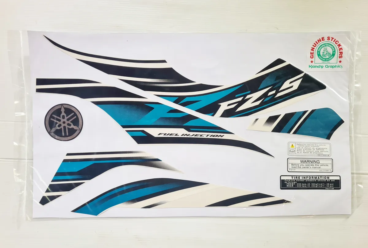 Yamaha FZ-S — YAMAHA sticker, Sri Lanka