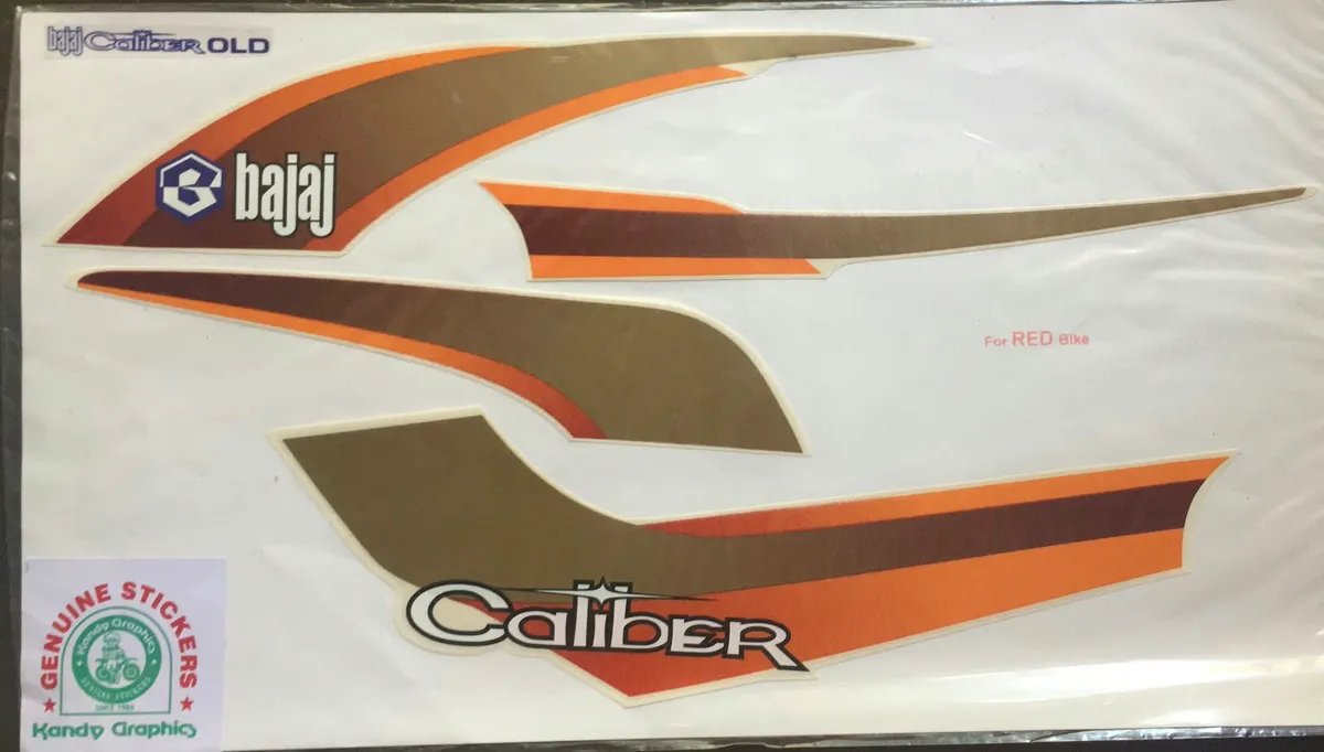 Bajaj Caliber Old — CALIBER sticker, Sri Lanka