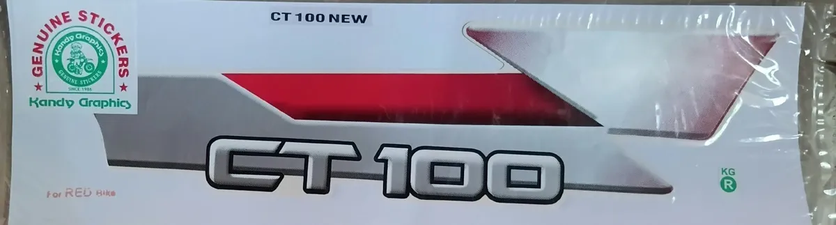 Bajaj CT 100 New — CT 100 sticker, Sri Lanka