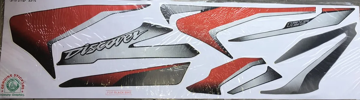 Bajaj Discover 125 2015 — DISCOVER sticker, Sri Lanka