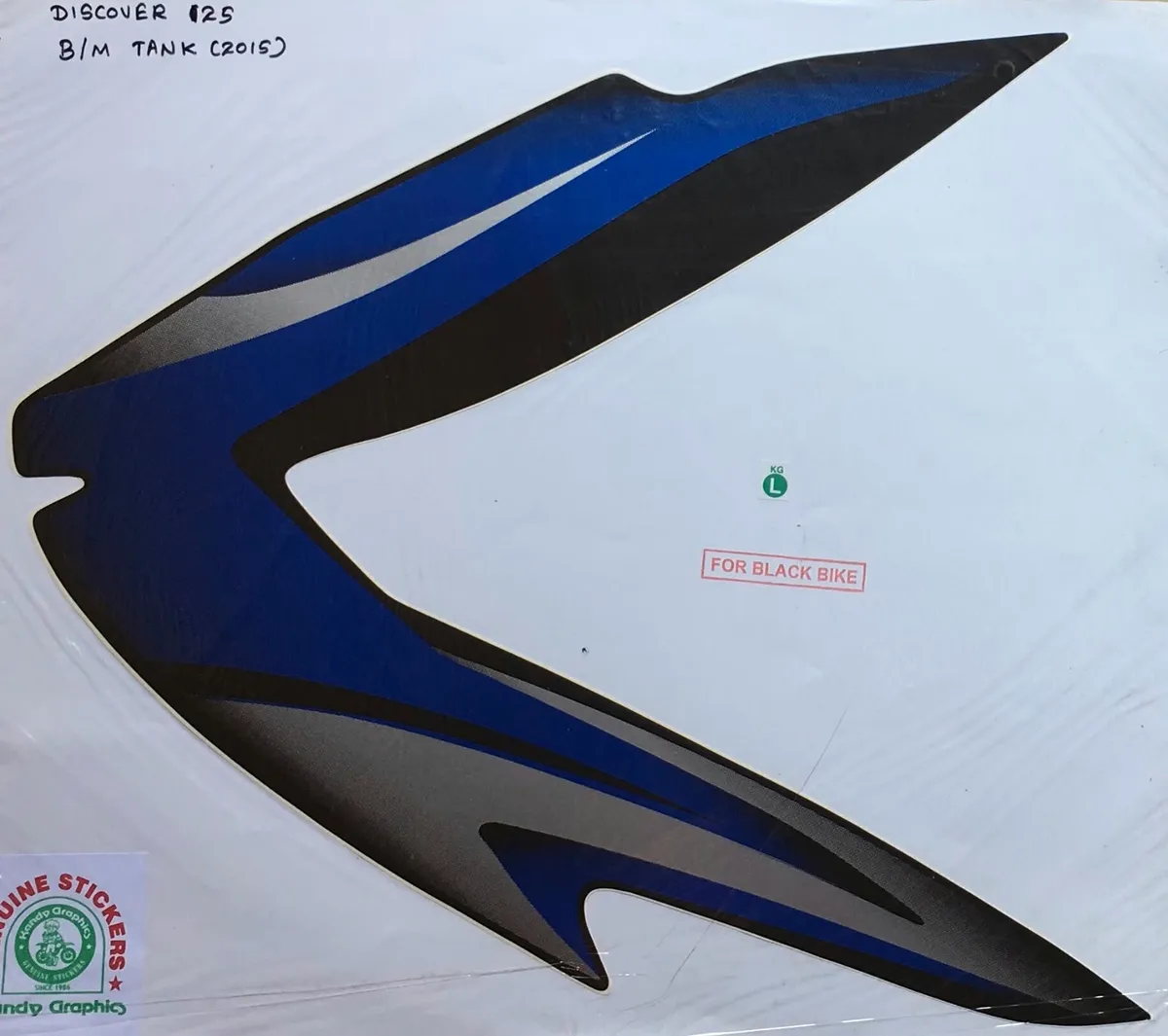 Bajaj Discover 125 B/M — DISCOVER sticker, Sri Lanka