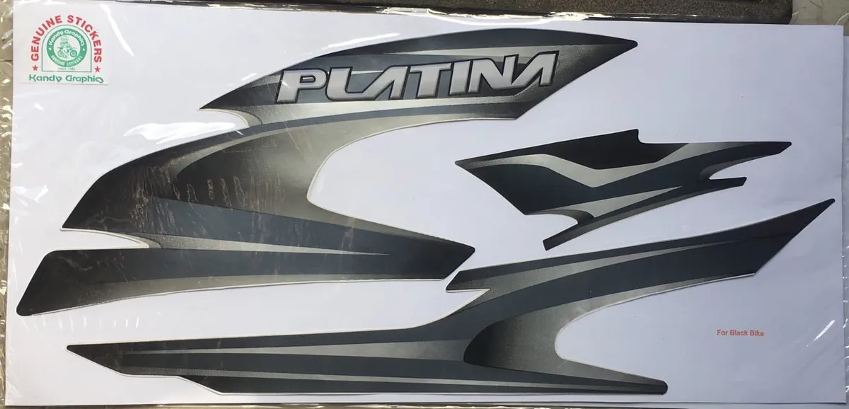 Bajaj Platina — PLATINA sticker, Sri Lanka