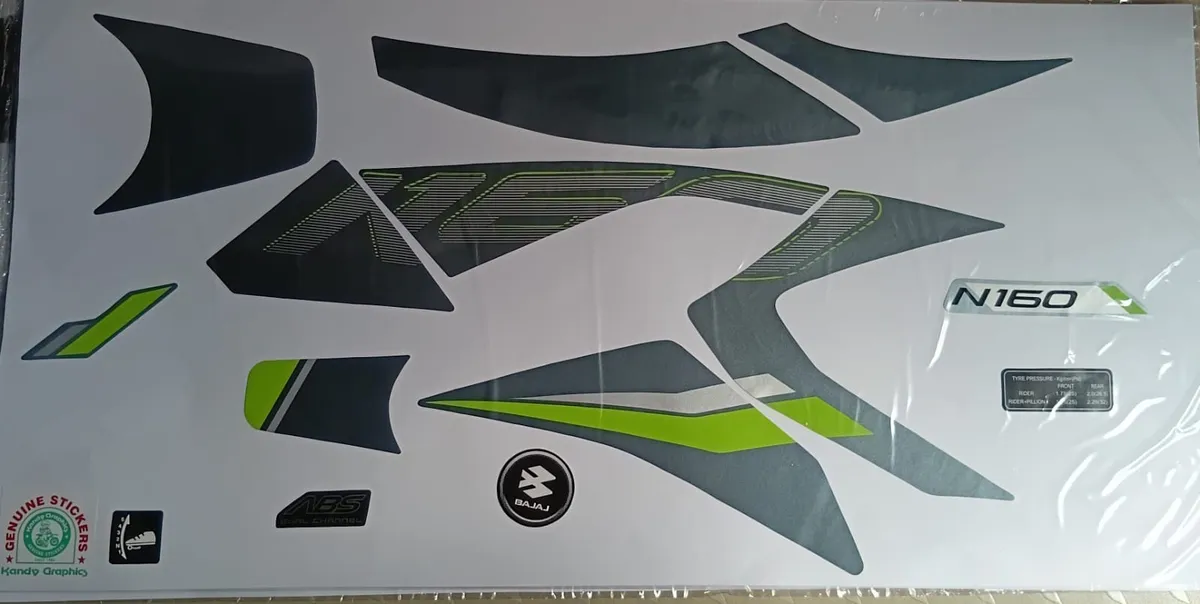 Bajaj Pulsar N160 — PULSAR sticker, Sri Lanka