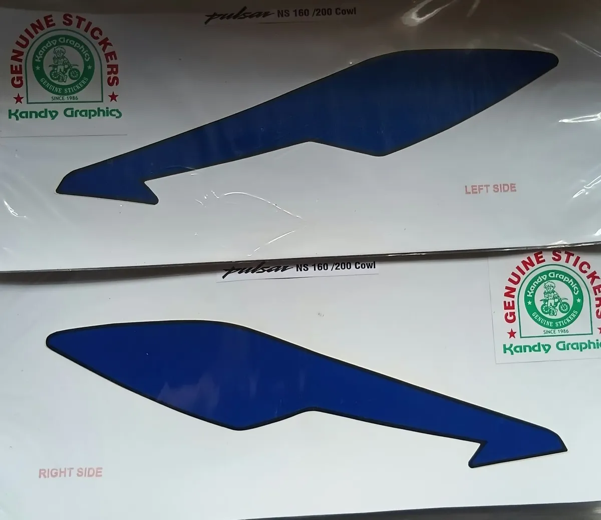 Bajaj Pulsar NS 160/200 — PULSAR sticker, Sri Lanka