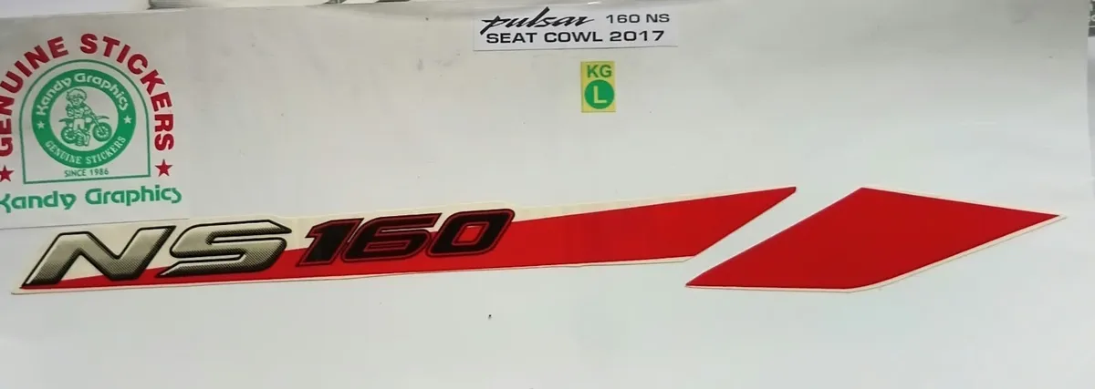Bajaj Pulsar NS 160 — PULSAR sticker, Sri Lanka