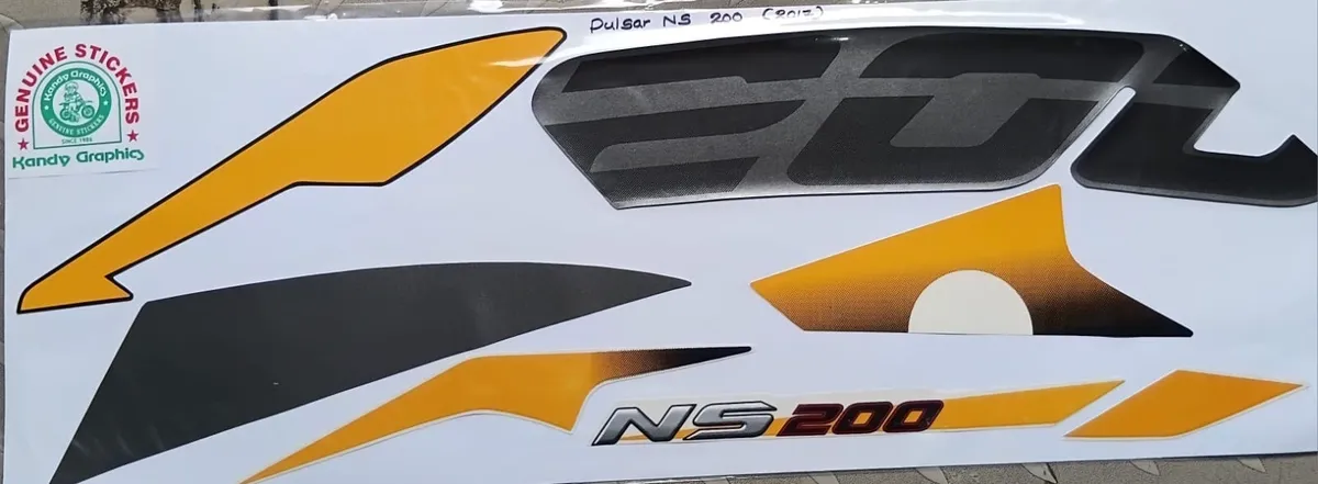 Bajaj Pulsar NS 200 — PULSAR sticker, Sri Lanka
