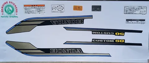 Honda C50 Custom view 4