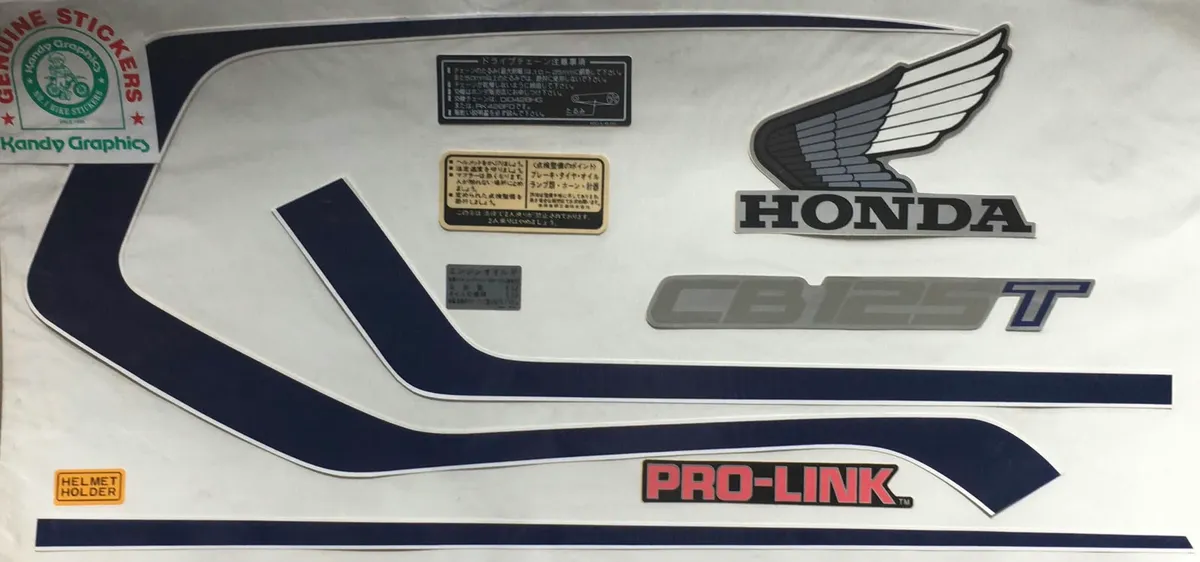 Honda CB 125T Pro-Link — HONDA sticker, Sri Lanka