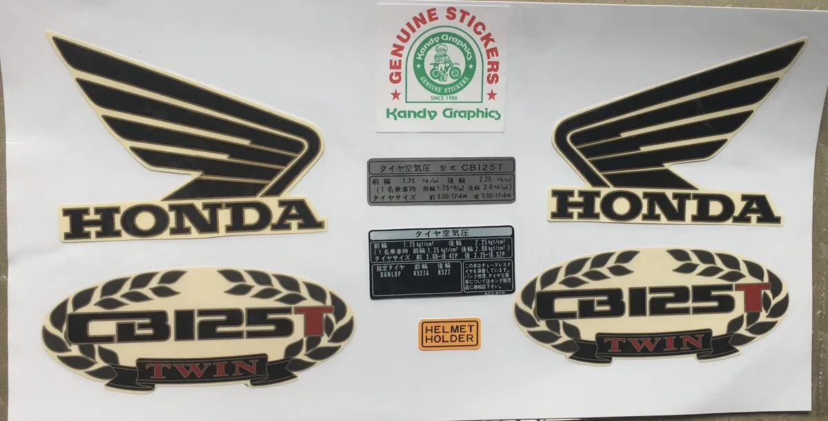 Honda CB 125T Twin — HONDA sticker, Sri Lanka