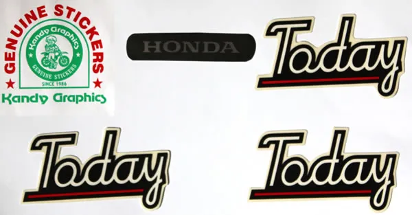 Honda Today — HONDA sticker, Sri Lanka