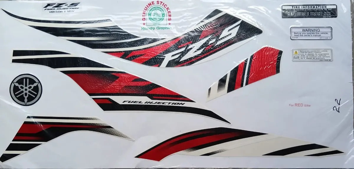 Yamaha FZ-S Version 2 New — YAMAHA FZ sticker, Sri Lanka