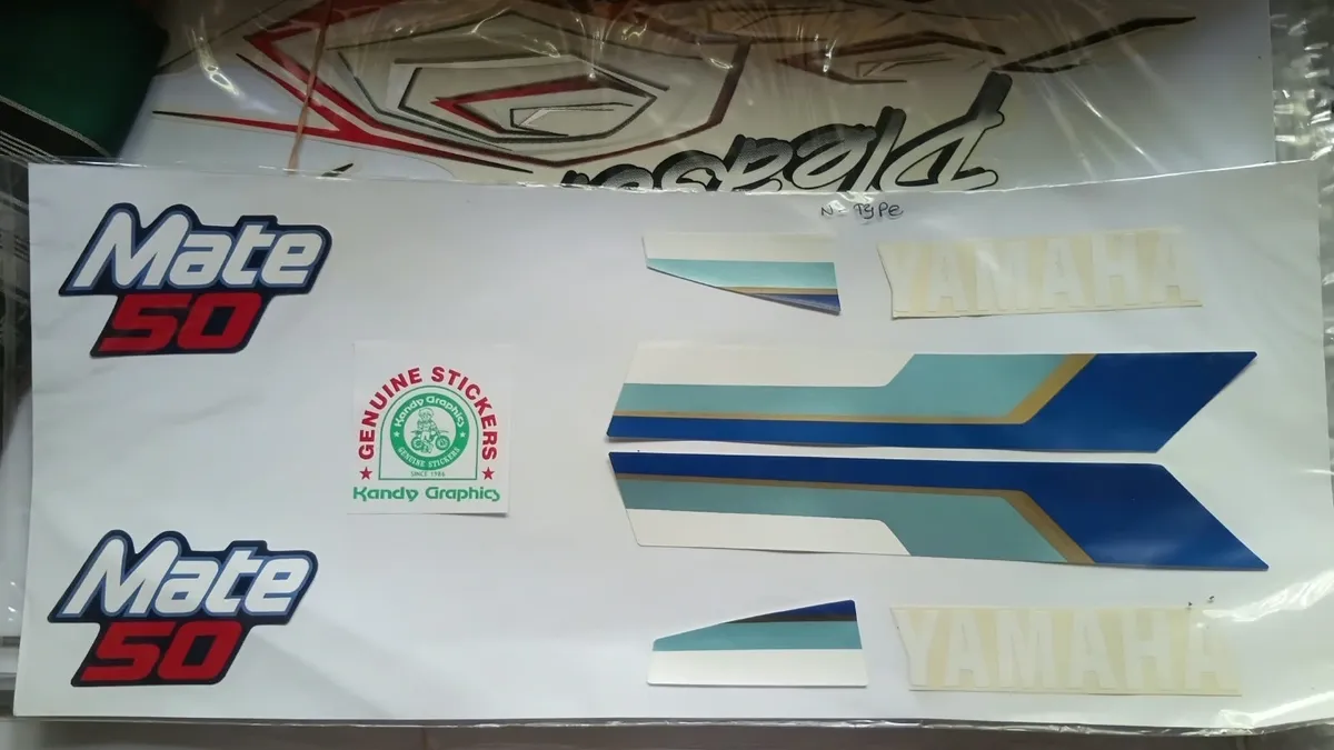 Yamaha Mate 50 — YAMAHA sticker, Sri Lanka