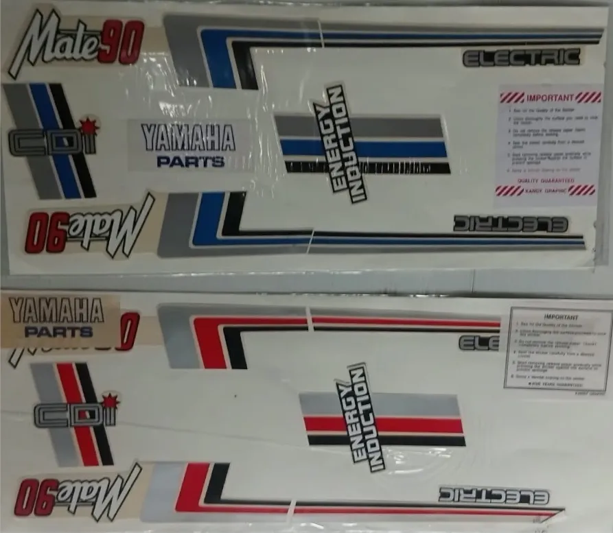 Yamaha Mate 90 Electric — YAMAHA sticker, Sri Lanka