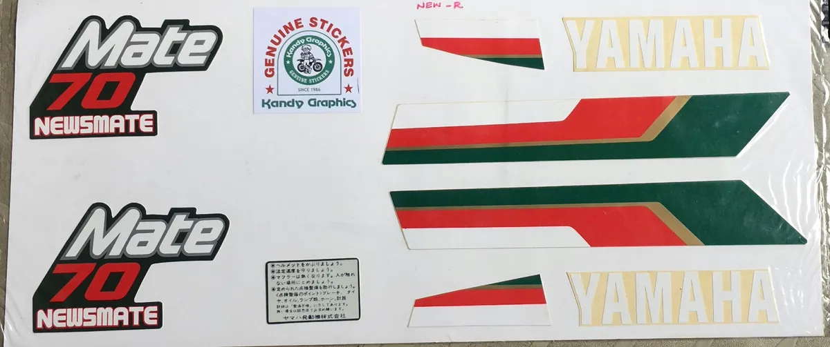 Yamaha News Mate 70 — YAMAHA sticker, Sri Lanka