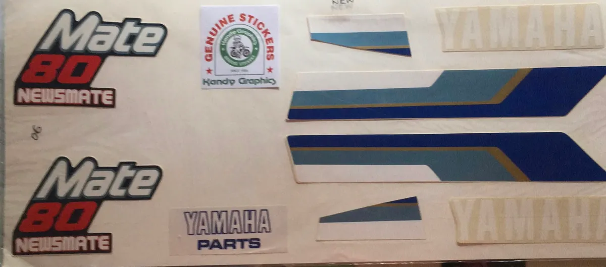 Yamaha News Mate 80 — YAMAHA sticker, Sri Lanka