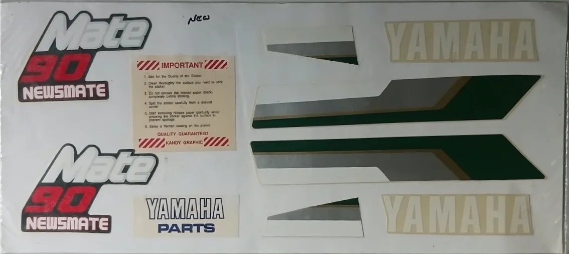 Yamaha News Mate 90 — YAMAHA sticker, Sri Lanka