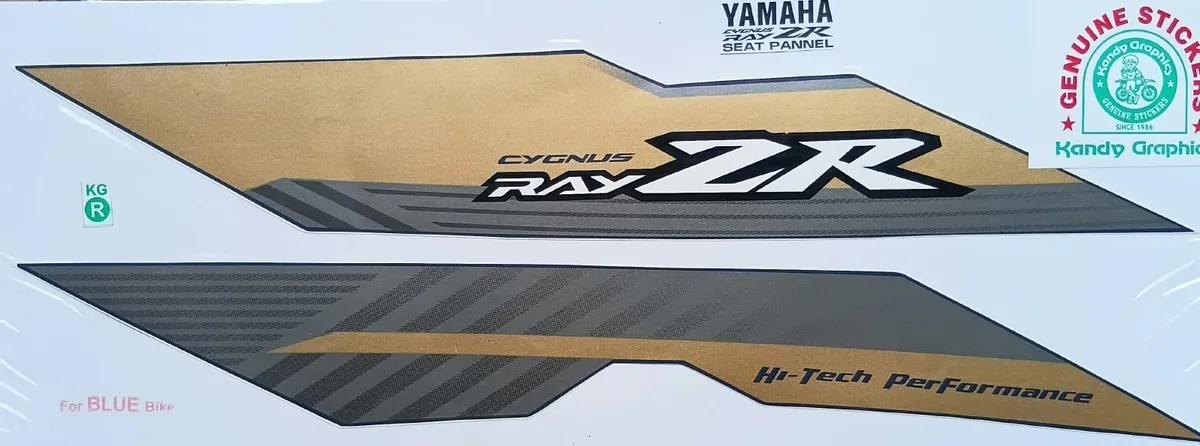 Yamaha Ray ZR — YAMAHA RAY sticker, Sri Lanka